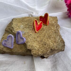 Heart shaped earrings